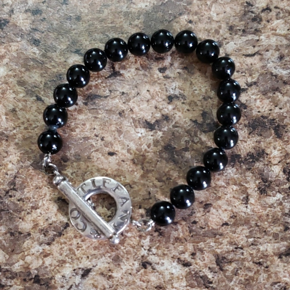 Tiffany & Co Black onyx bracelet